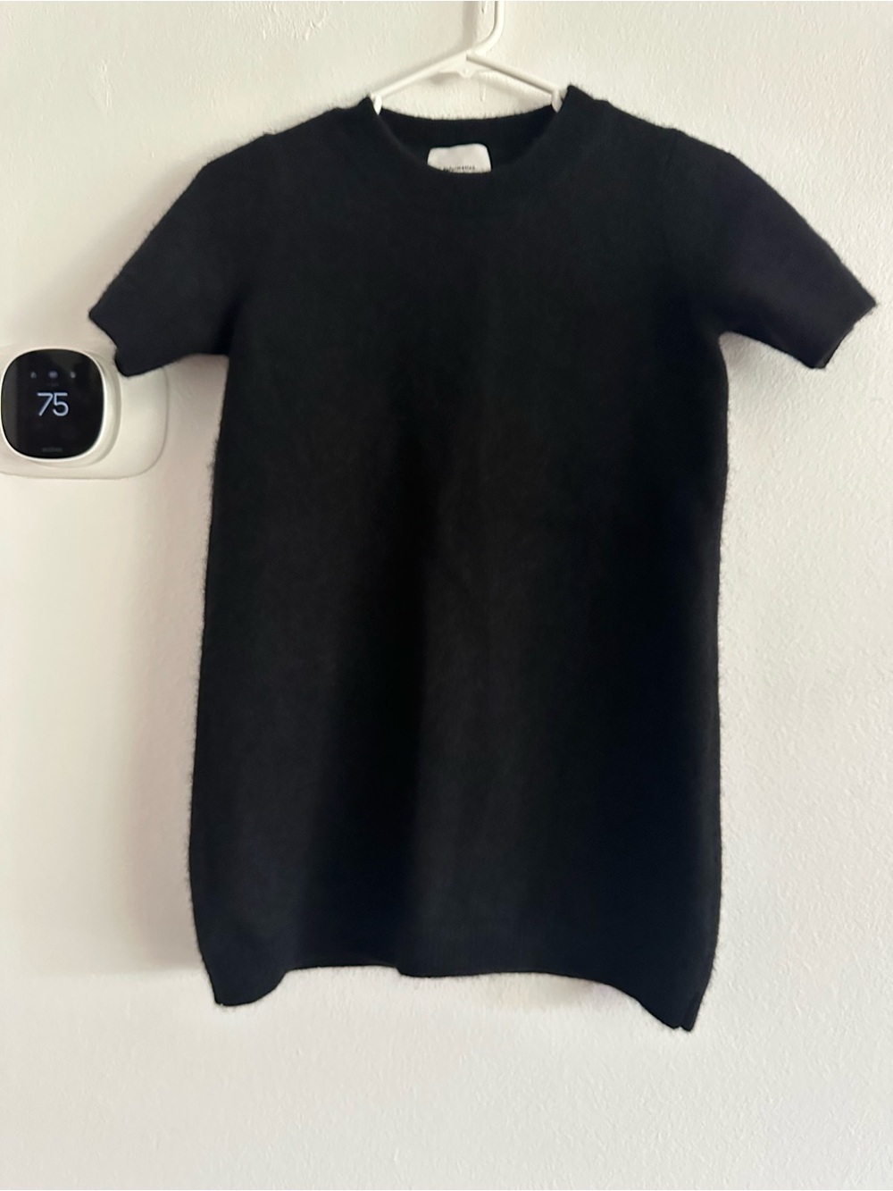 Reformation women's Black cashmere Short-Sleeve Sweater XS